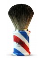 Brocha de Afeitar Tejón Negro "Barber Pole" Omega