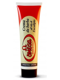 Crema de Afeitar Omega Aceite Eucalipto Tubo 100 ml