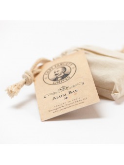 Captain Fawcett Traditional Alum Bar In Mouslin Pouch  90gr
