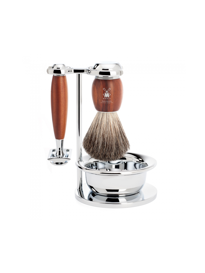 Set Afeitado Mühle Brocha Afeitar & Maquinilla Clásica y Soporte Serie Vivo
