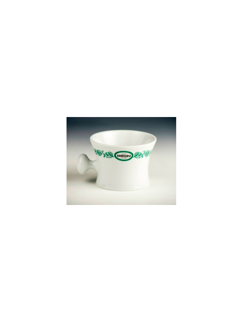Bol de Porcelana Antigua Barberia con Asa
