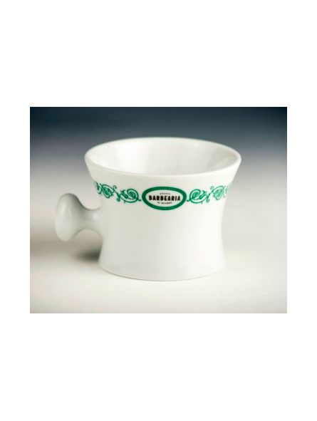 Bol de Porcelana Antigua Barberia con Asa