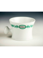 Bol de Porcelana Antigua Barberia con Asa