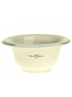 Bol Afeitar Porcelana Marfil & Plata Edwin Jagger