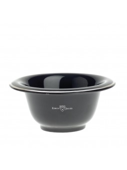 Bol Afeitar Negro & Plata Porcelana Edwin Jagger