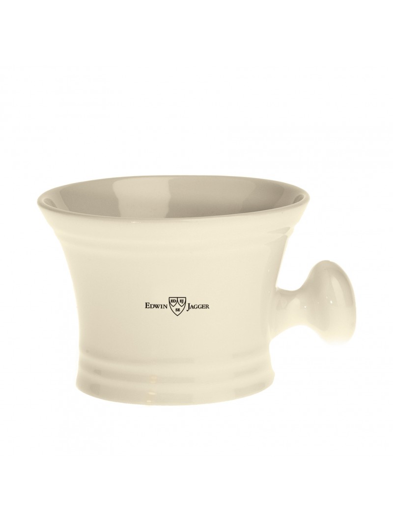 Bol de Porcelana Marfil Edwin Jagger con Asa