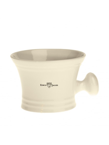 Bol de Porcelana Marfil Edwin Jagger con Asa