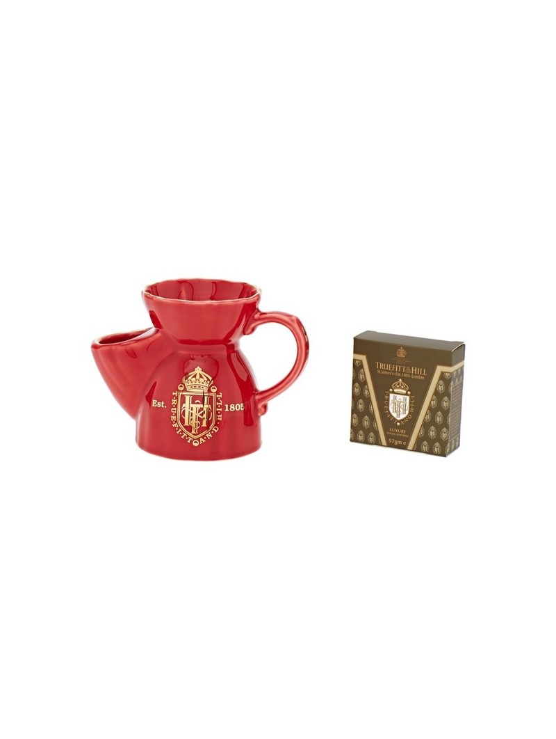 Truefitt & Hill Tazón Cerámico Rojo