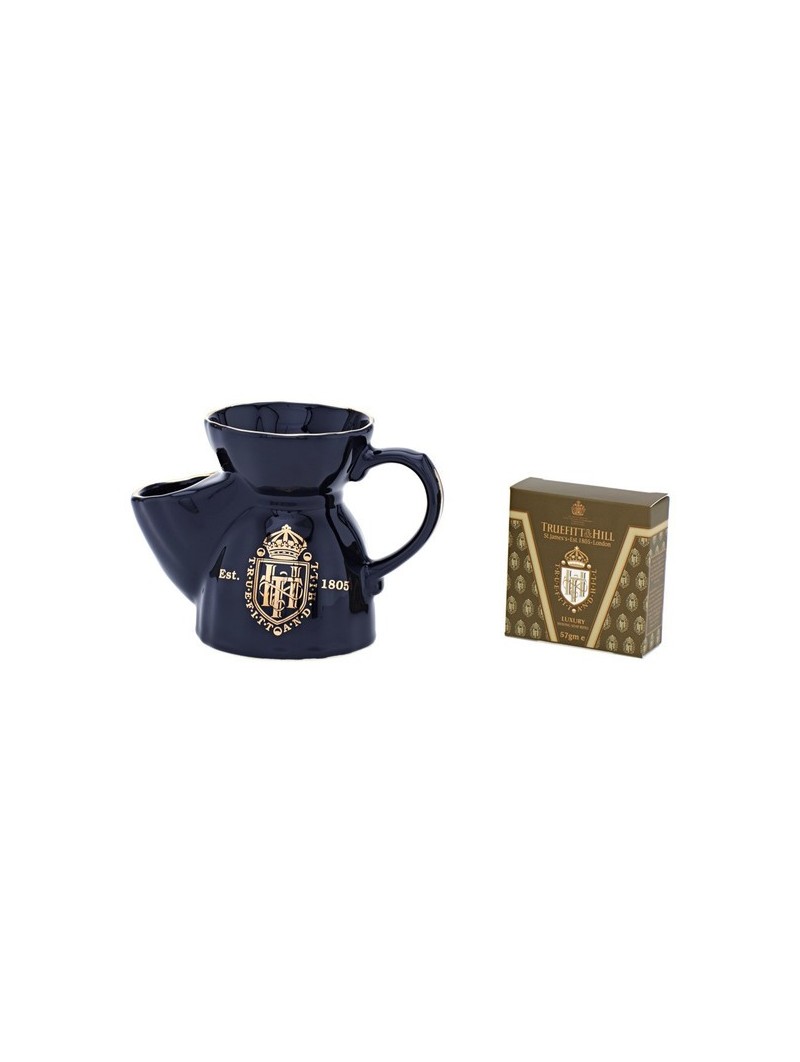 Truefitt & Hill Slate Ceramic Shaving Mug 