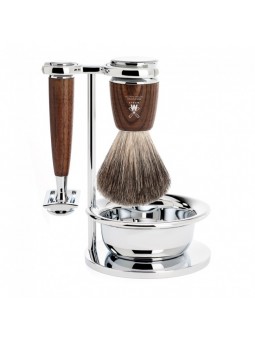  Mühle Traditional Shaving Set Silvertip Badger Shaving Brush & R108 Safety Razor