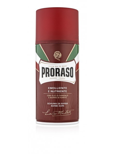 Espuma de Afeitar Proraso Sándalo y Manteca de Karité 300ml