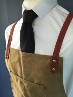Barber Pro Barber Apron Denim Blue