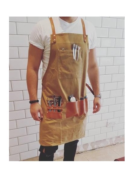 Barber Pro Barber Apron Desert Sand