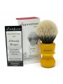 Brocha de Afeitar RB3 Punta Plata Dos Bandas Seta 54mm Butterscotch Shavemac