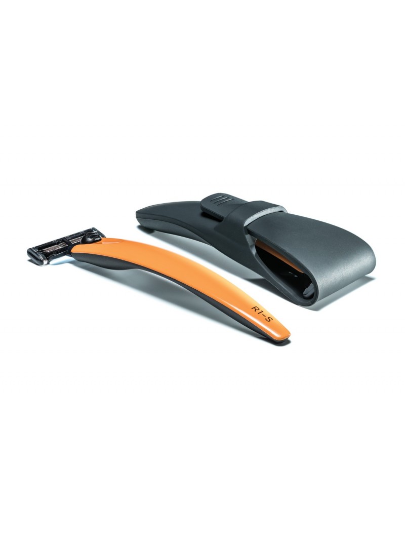 Bolin Webb R1 Signal Orange Razor and Silicone Case