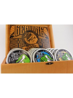Caja Madera Pomadas Hey Joe