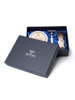 Taylor of Old Bond Street Victorian Sandalwood Shaving Cream, brush and razor Gift Box Set