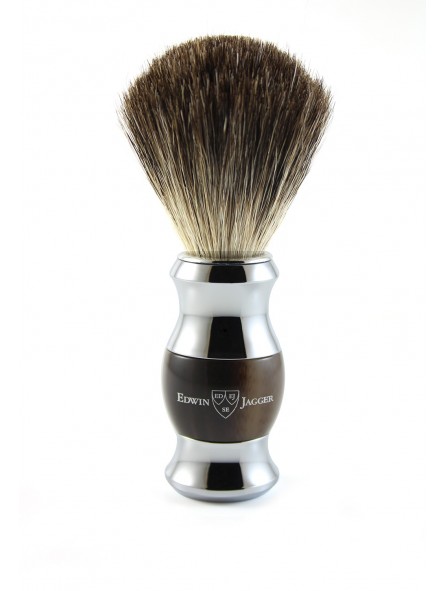 Brocha de Afeitar Pure Badger Imitación Cuerno Edwin Jagger